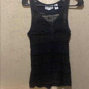 Lace tank top